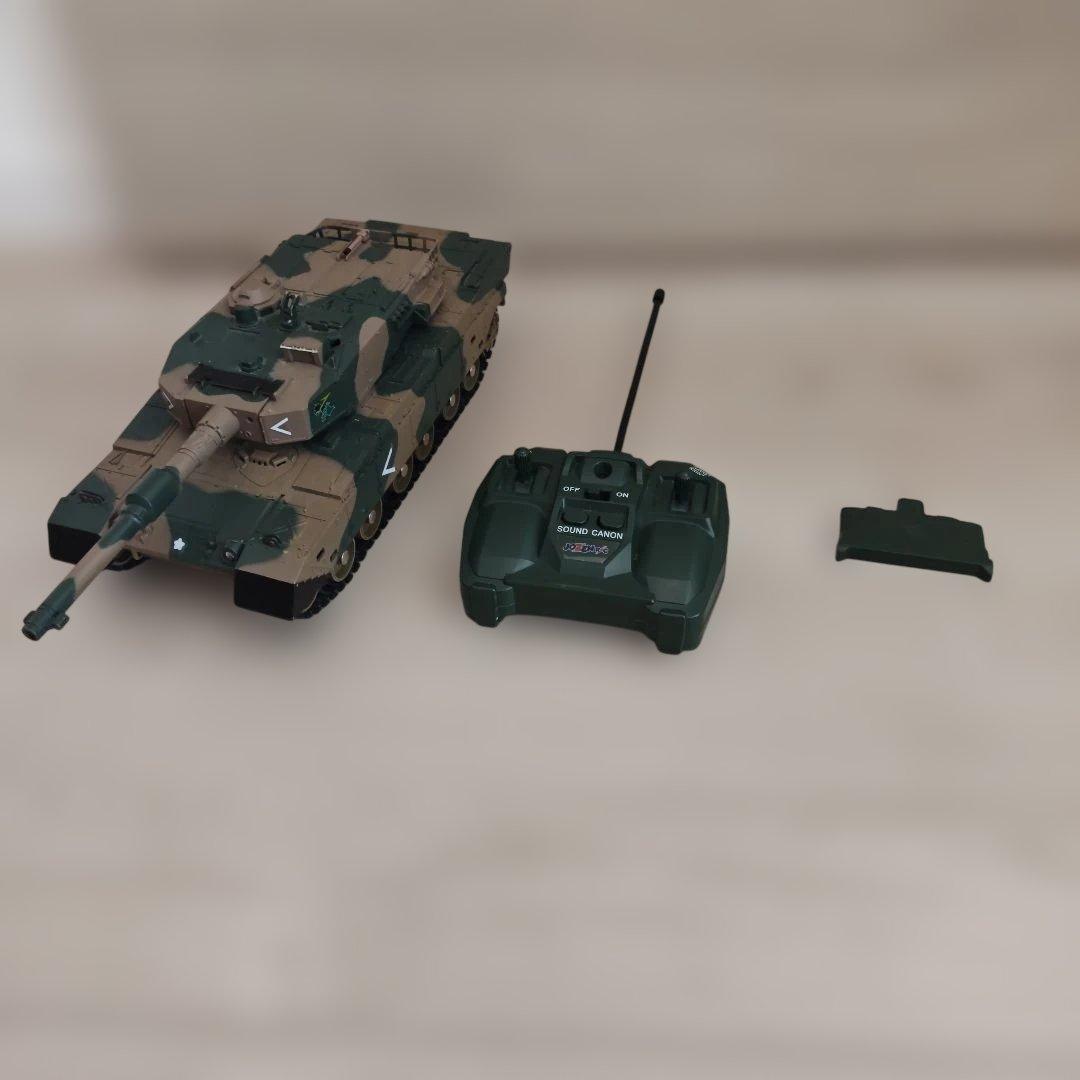 RC戦車 迷彩デザイン リモコン付き