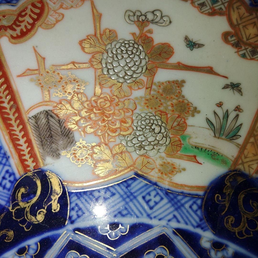 有田焼　ヤマトク窯　色絵大皿　Φ40cm