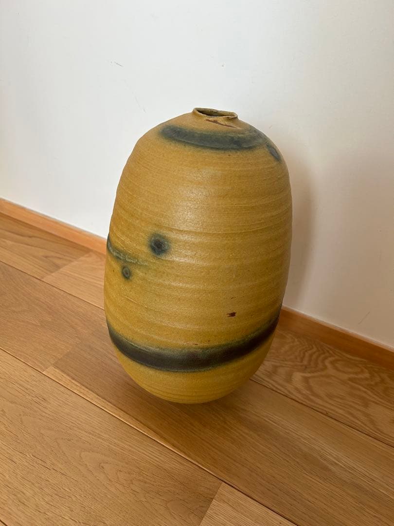 黄瀬戸　花入　林恭助