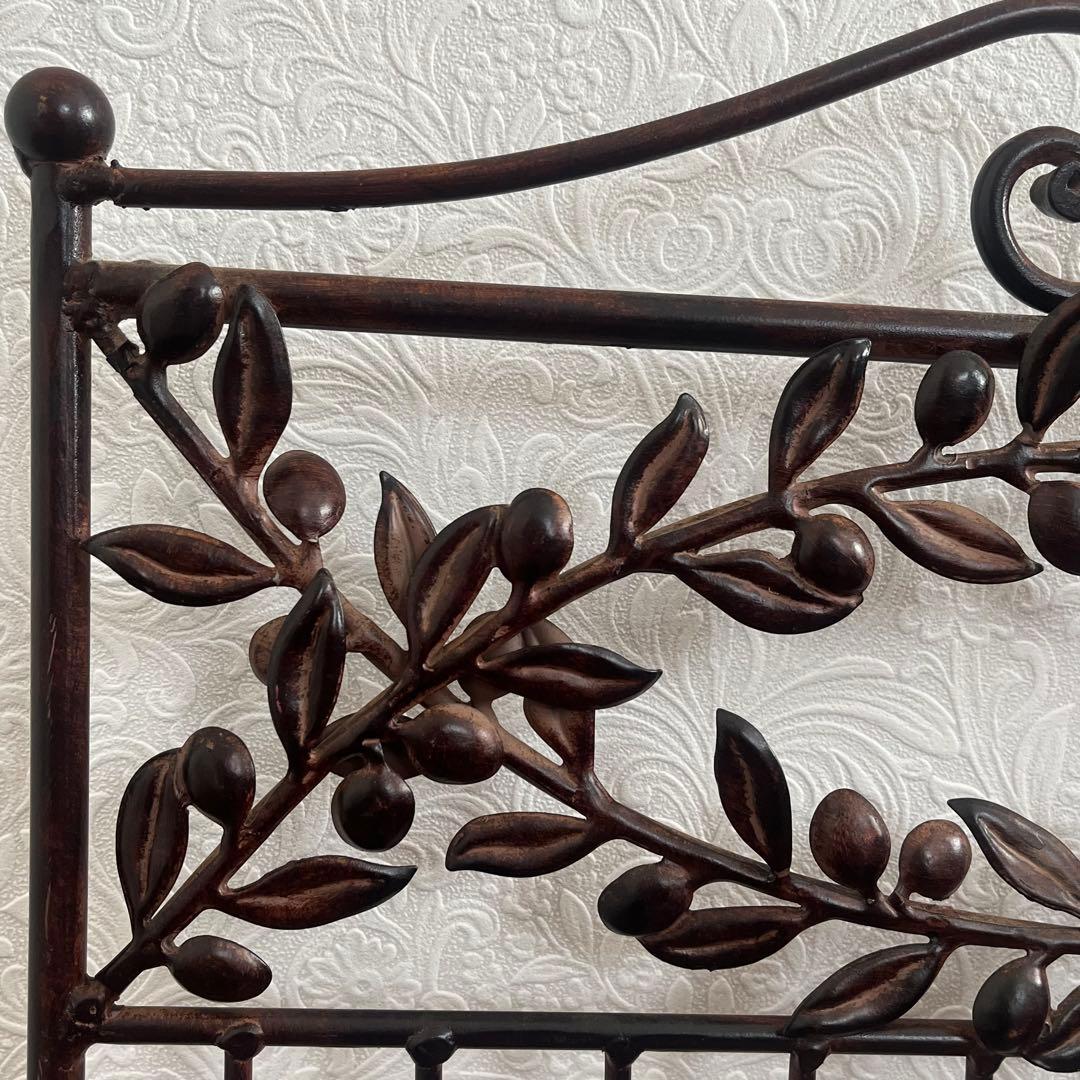 アイアン製 葉 オリーブ