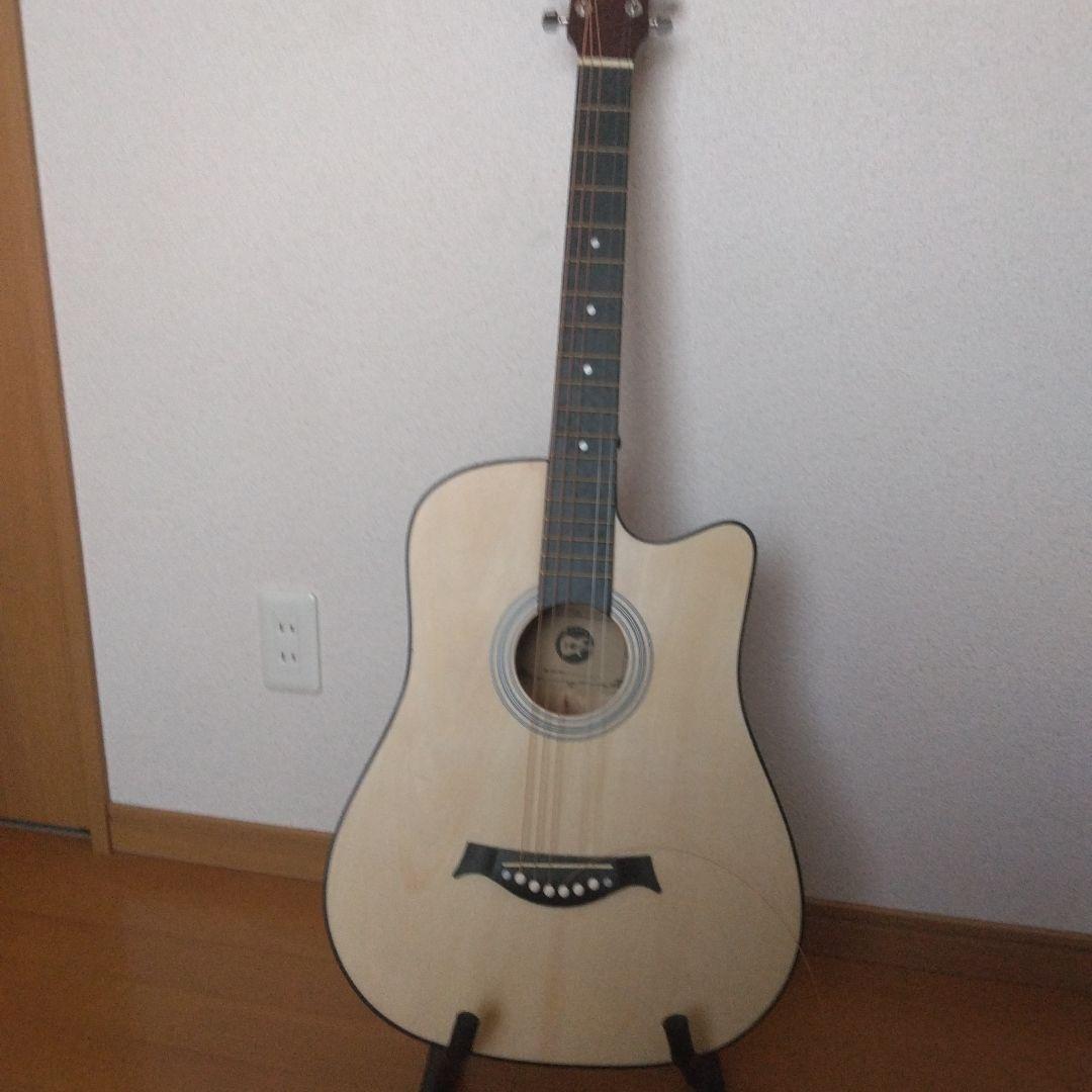 アコースティックギター　ケースバッグつき