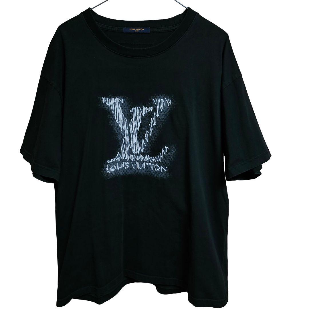 Louis Vuitton ブラック Tシャツ