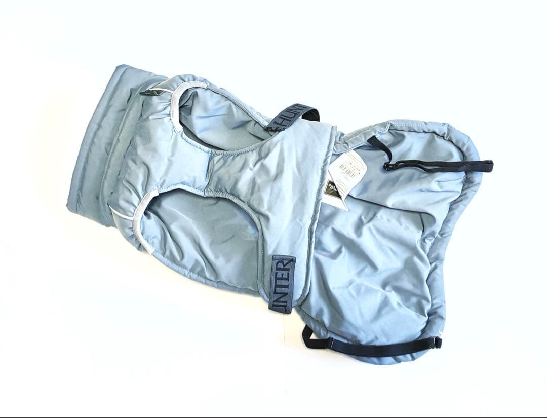 《 美品 》HUNTER 犬 コート パクソン 着丈35 powder blue