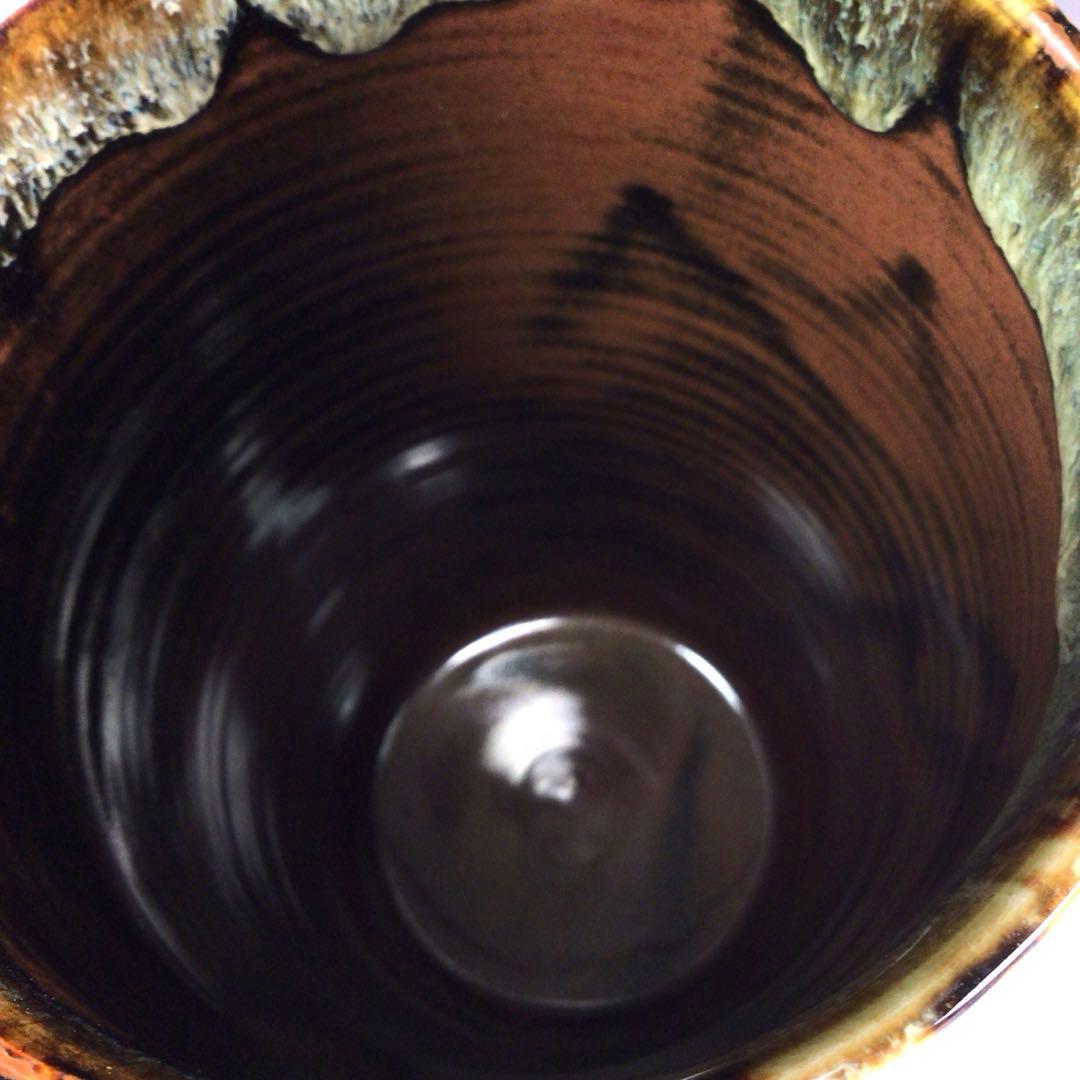 Ｒ２０４　水指　『高取焼』『青柳翠峰造』『細水指』　共箱　茶道具