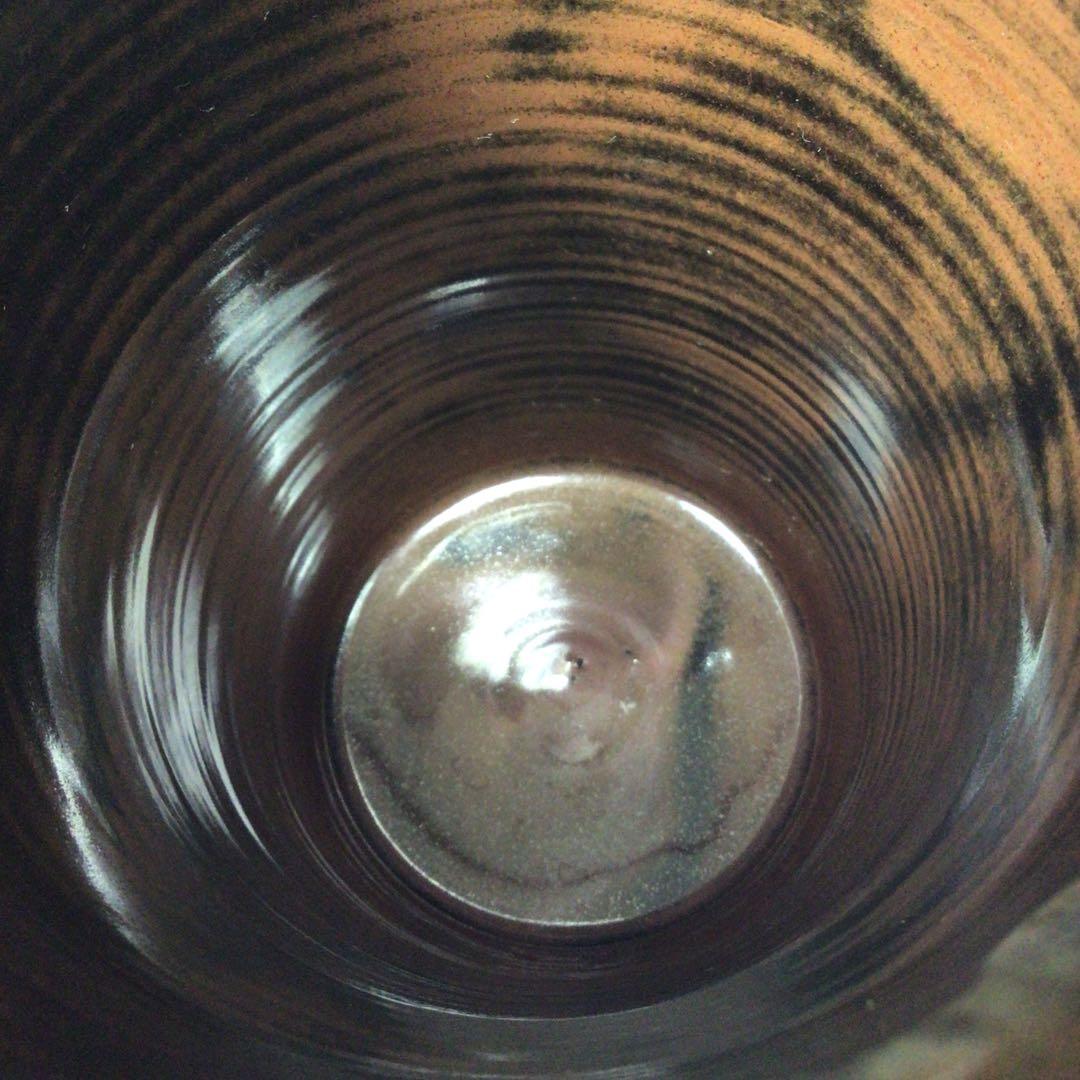 Ｒ２０４　水指　『高取焼』『青柳翠峰造』『細水指』　共箱　茶道具