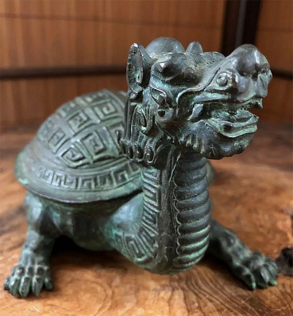 中国美術 古青銅 神獣 四獣 玄武