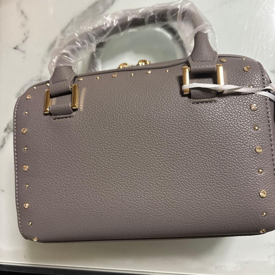 CELFORD スタッズ付きショルダーバッグ グレー