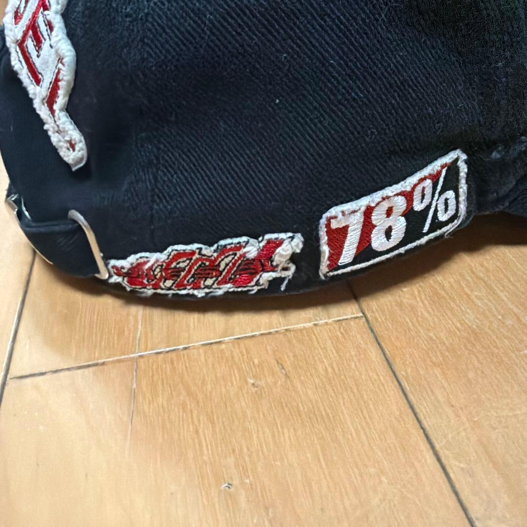 DIESEL 黒 ベースボールキャップ 1978