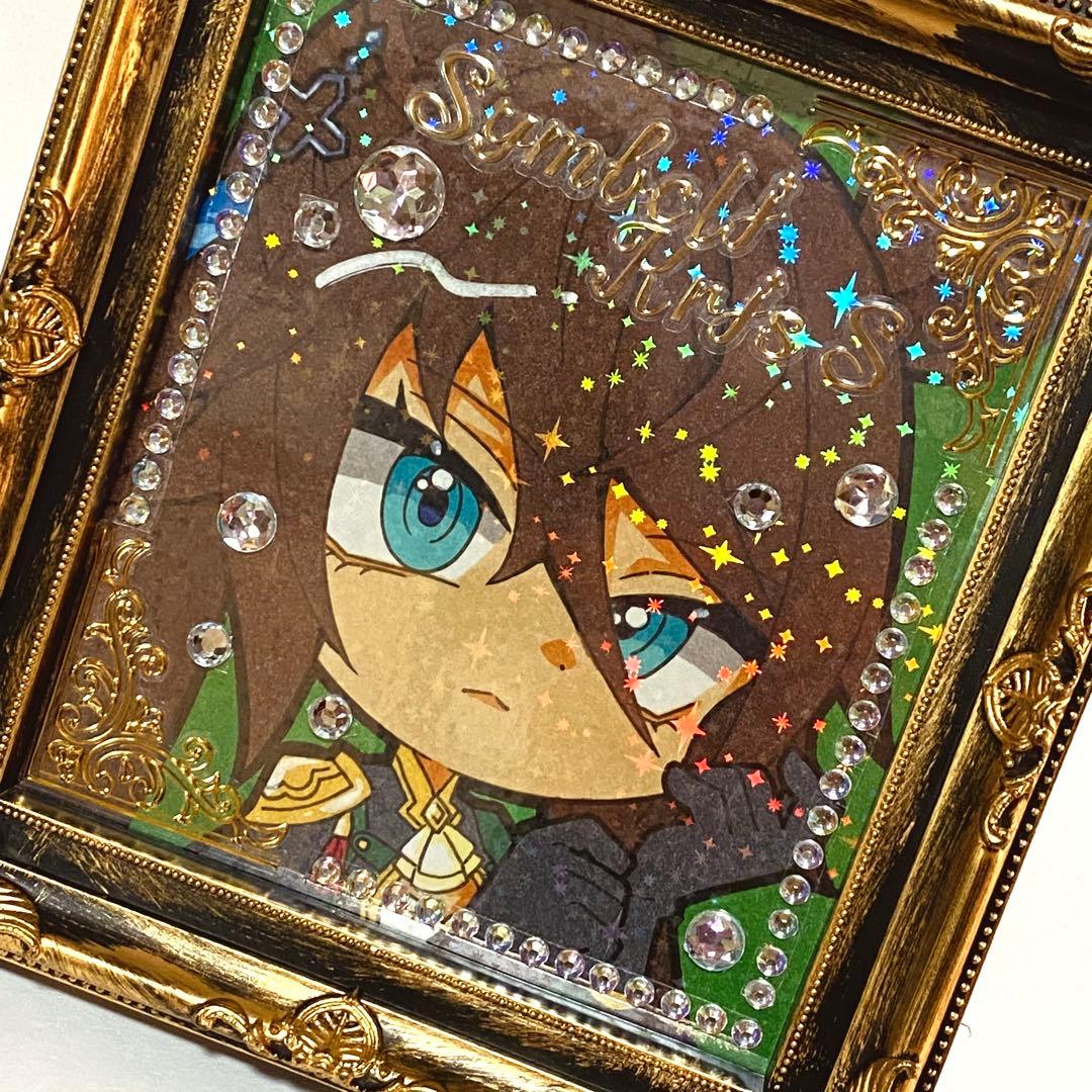 フレーム付き＊ウマ娘 シンボリクリスエス＆タニノギムレット 手描きイラスト色紙