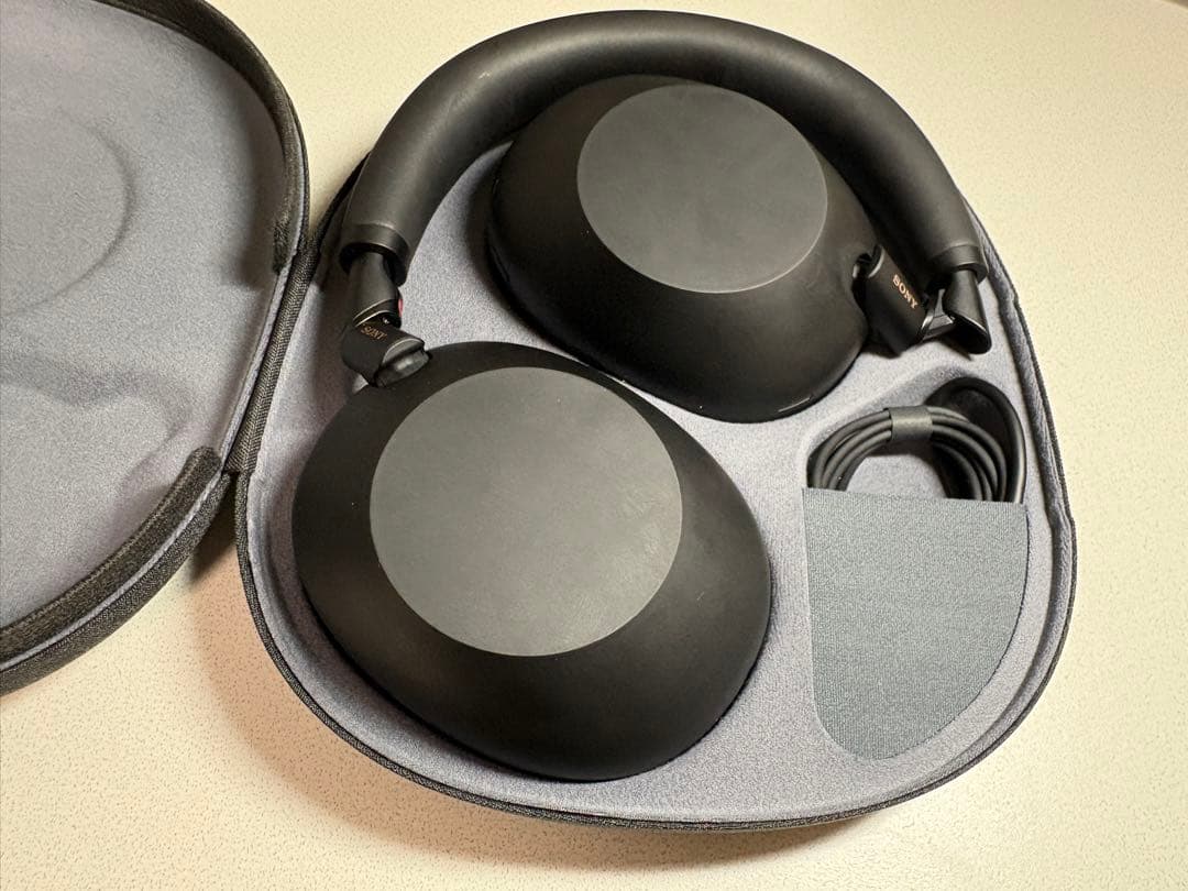 SONY WH-1000XM6 ワイヤレスヘッドホン ブラック 12月25日購入