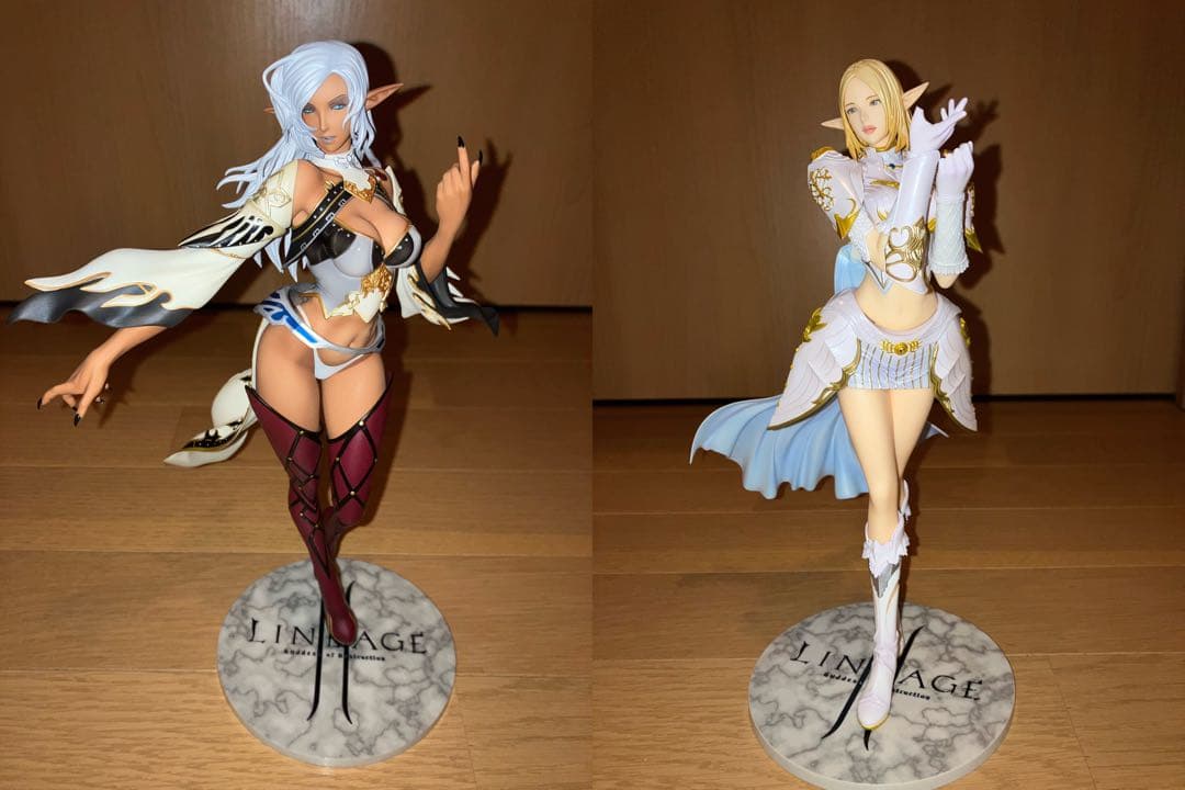 リネージュ2 エルフ　ダークエルフ　フィギュア　マックスファクトリー　2体セット
