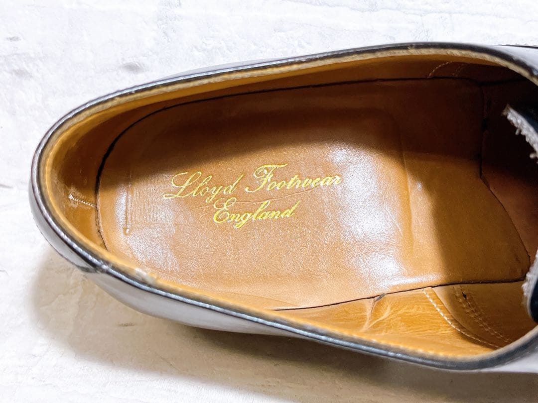 イギリス製【美品】チーニー別注 ロイドフットウェア ストレートチップ UK6.5