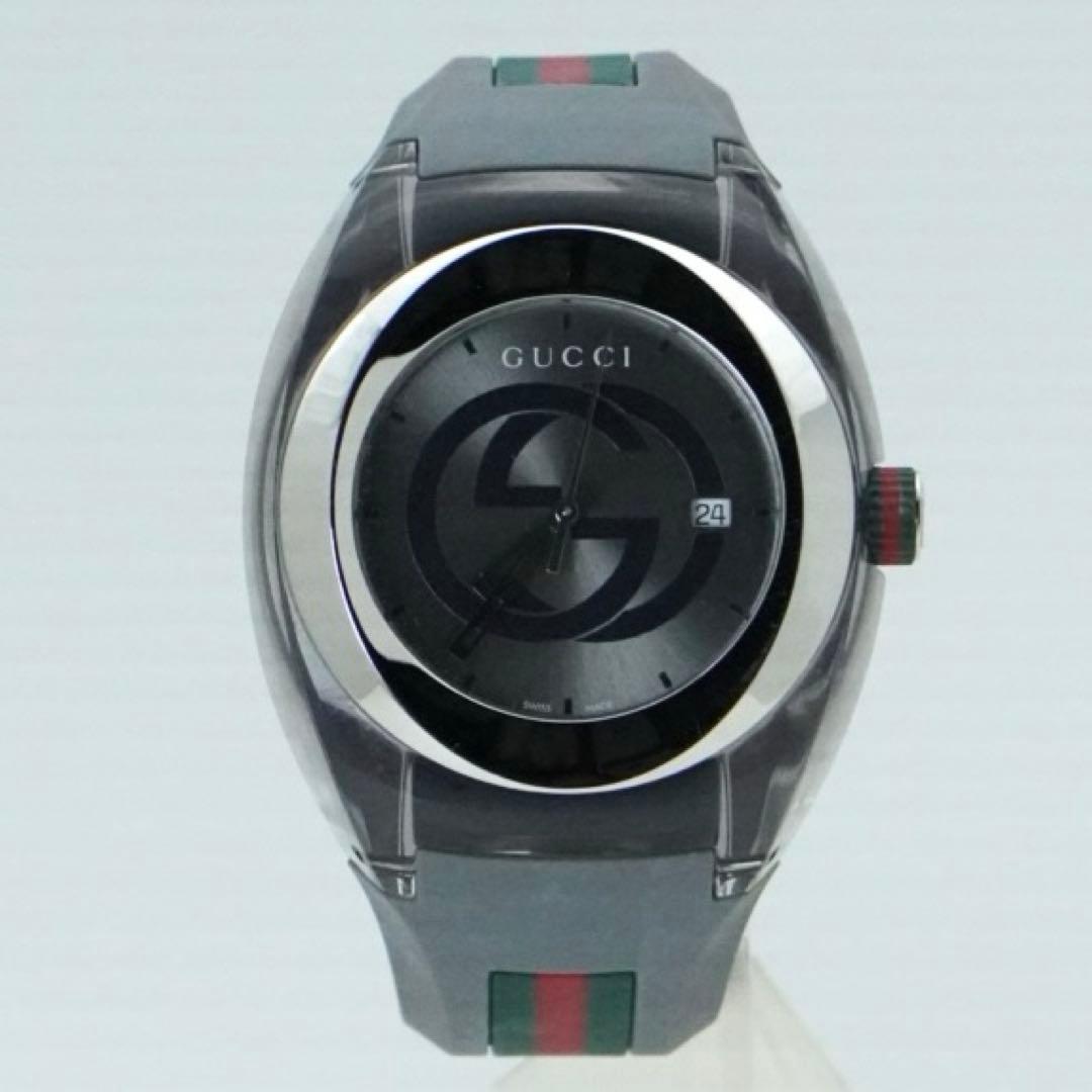 【箱付き】GUCCI グッチ シンク 人気のシェリーライン メンズ ラバーベルト