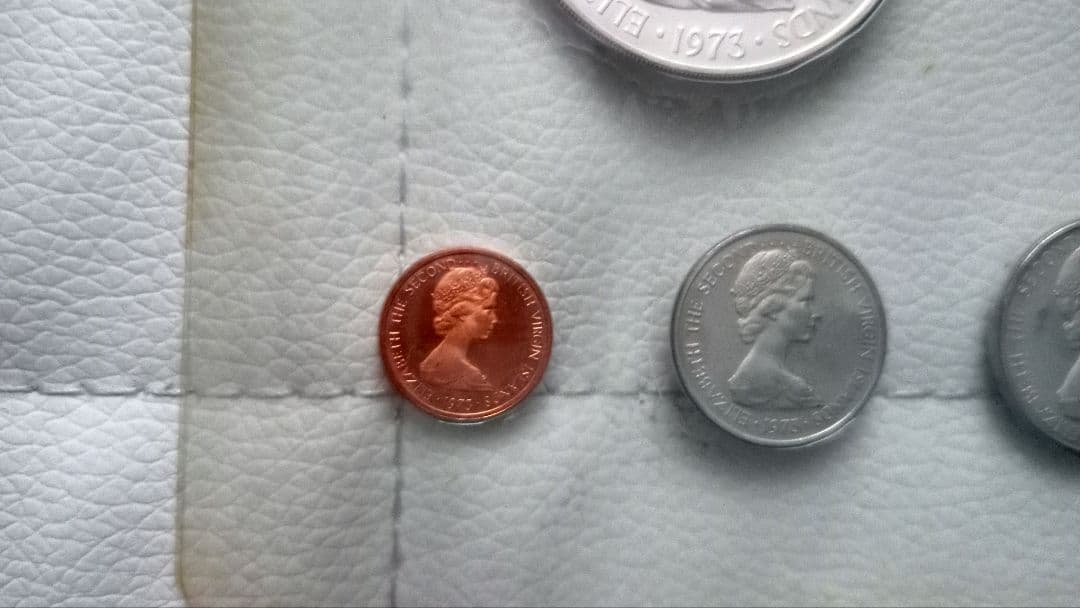 値下げ◎証明書付◎英領ヴァージン諸島 初公式貨幣◎新品未使用【送料込み】