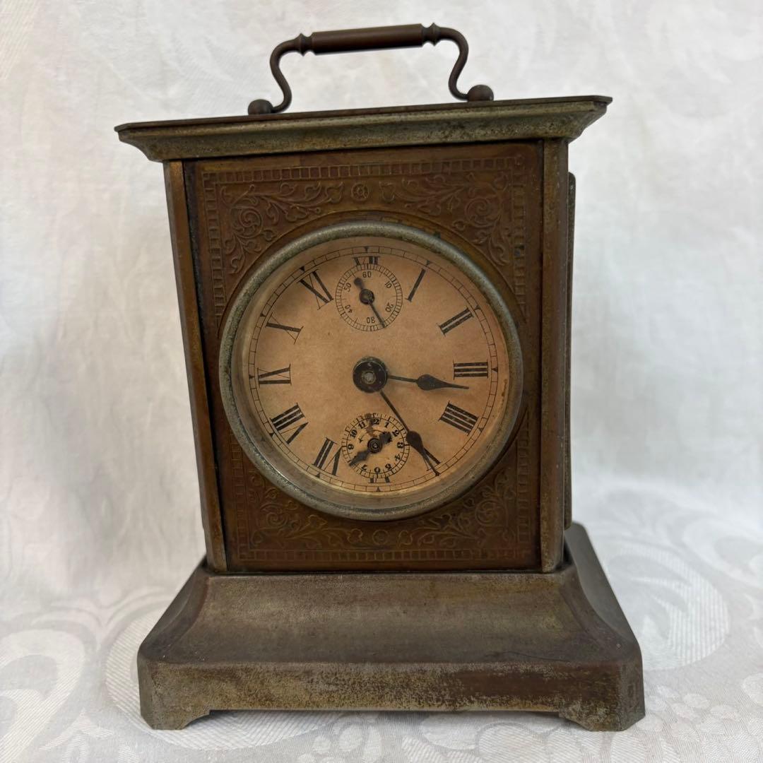 精工舎 SEIKO 置き時計 ゼンマイ 大正 アンティーク