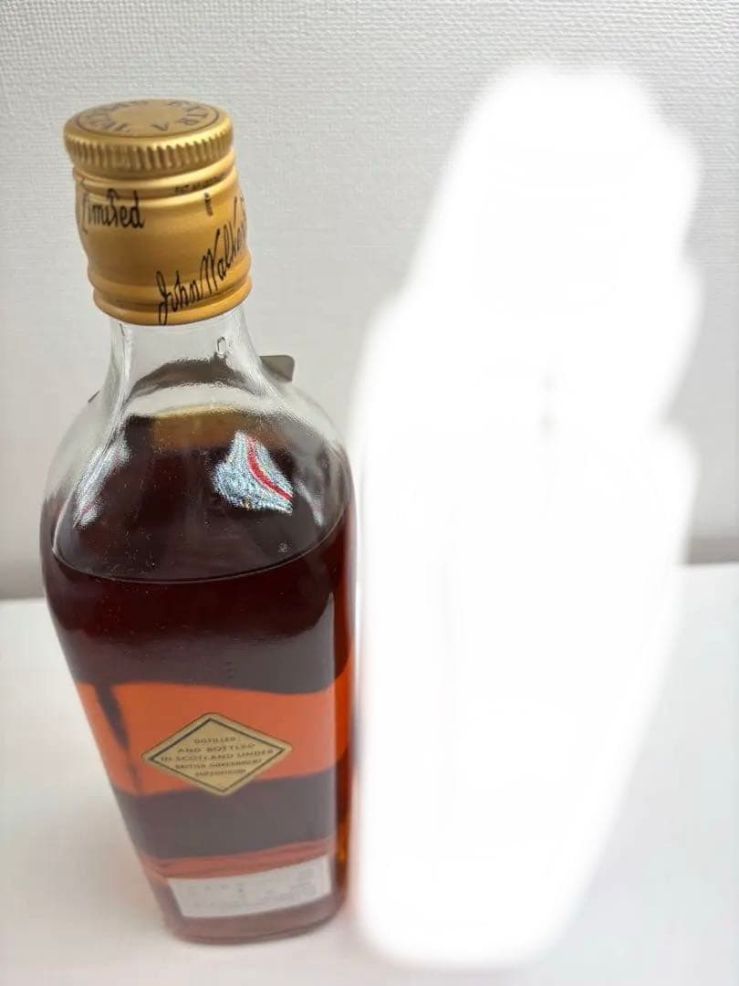 古酒JohnnieWalker Black Label白紋章ジョニーウォーカー