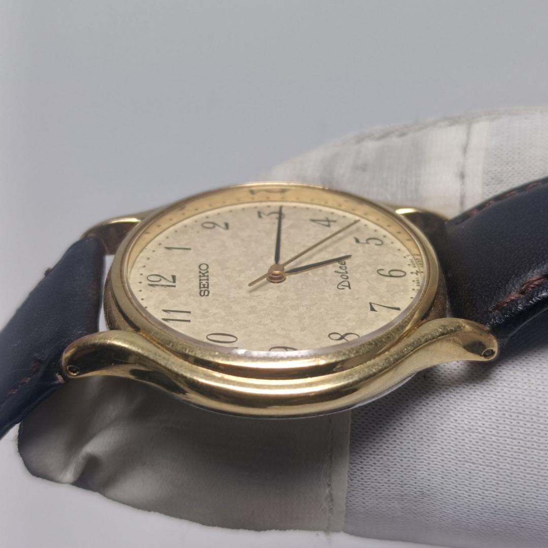 新品電池交換済 セイコー 8N41-6010 DOLCE ステンレスゴールド