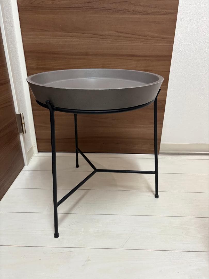 【美品】moda en casa アポロ エンドテーブル コンクリート モダン