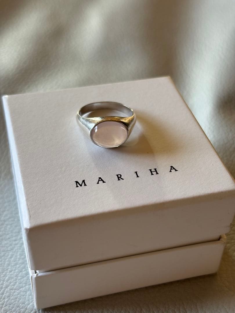 マリハ　ローズクウォーツ　リング　11.5号