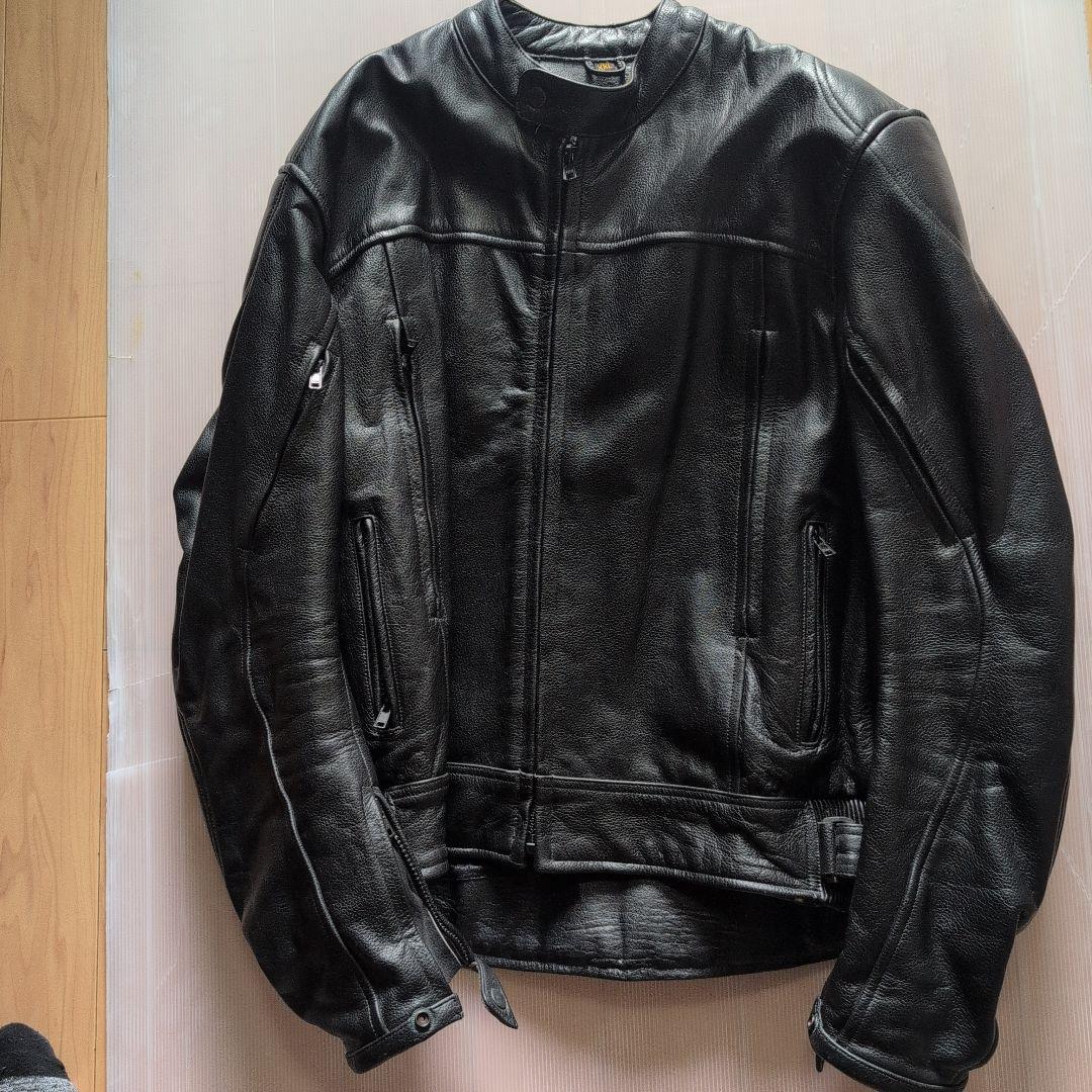 ライダース　レザージャケットXXＬ レザーズボン34インチセット