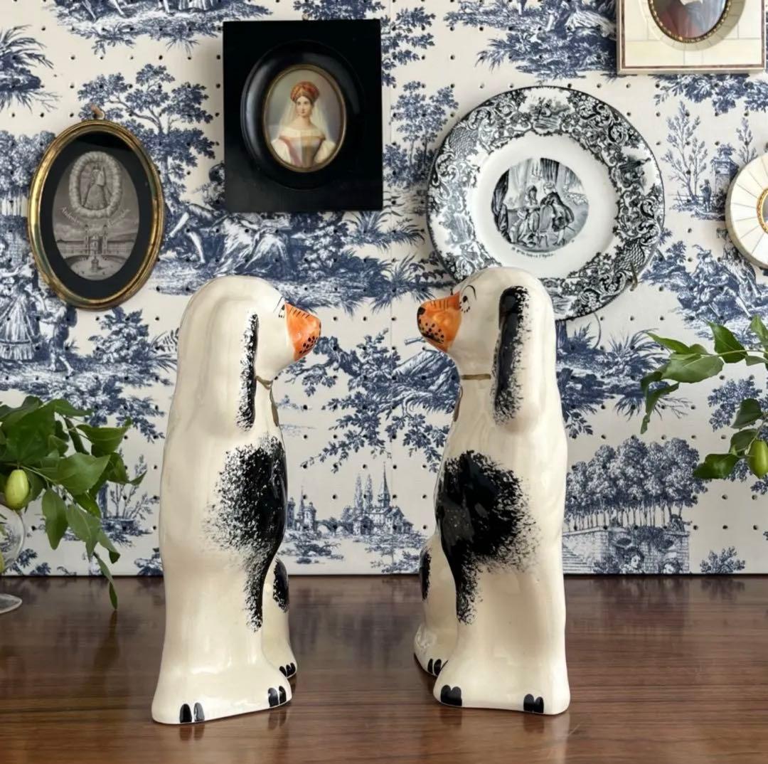 英国ヴィンテージ ♤ スタッフォードシャードッグ 22cm