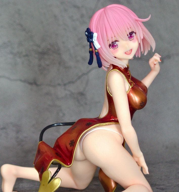 た*し様 リペイント フィギュア Desktop Cute モモ チャイナドレス