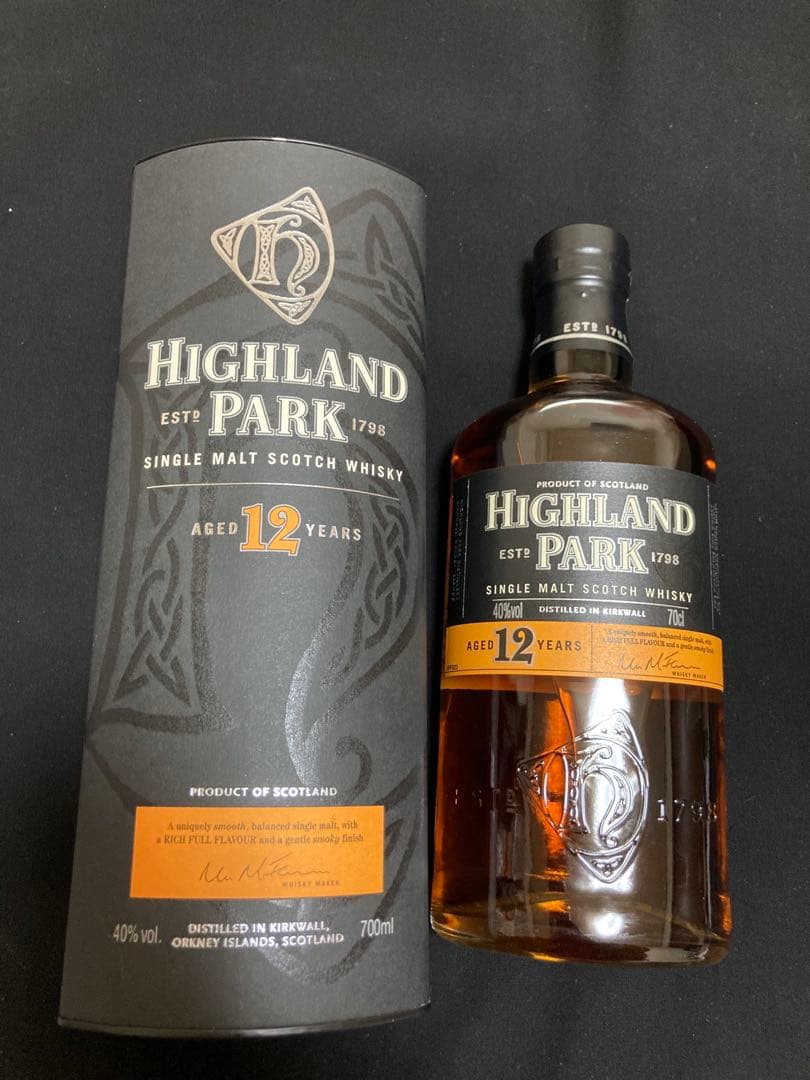 【終売品 貴重】ハイランドパーク12年　旧久ラベル　700ml