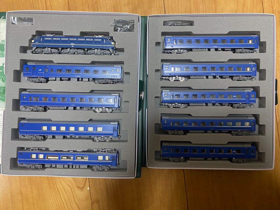 室内灯付き！　KATO 10-249 EF66 + 24系 さよならあさかぜ