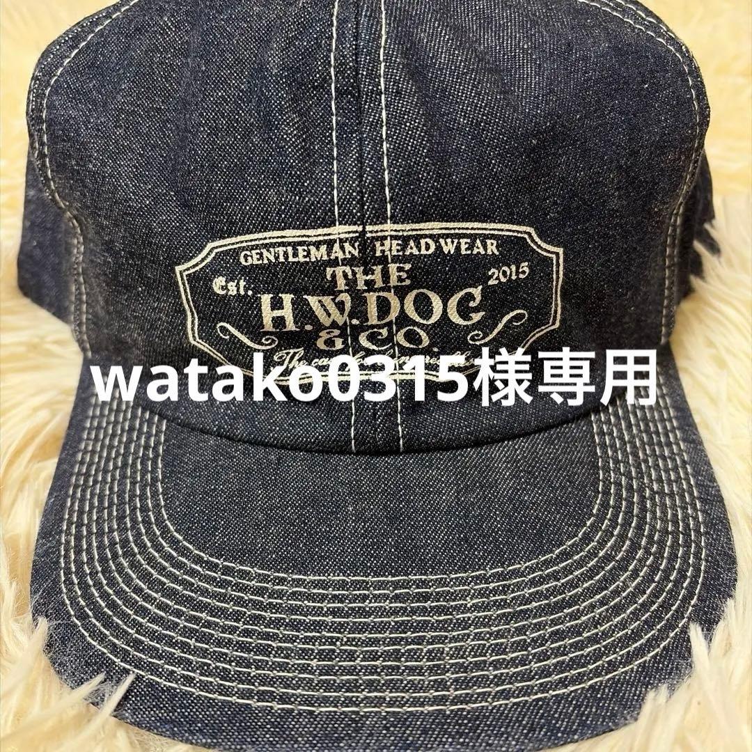 watako0315 H.W.DOG & CO. デニムキャップ 38