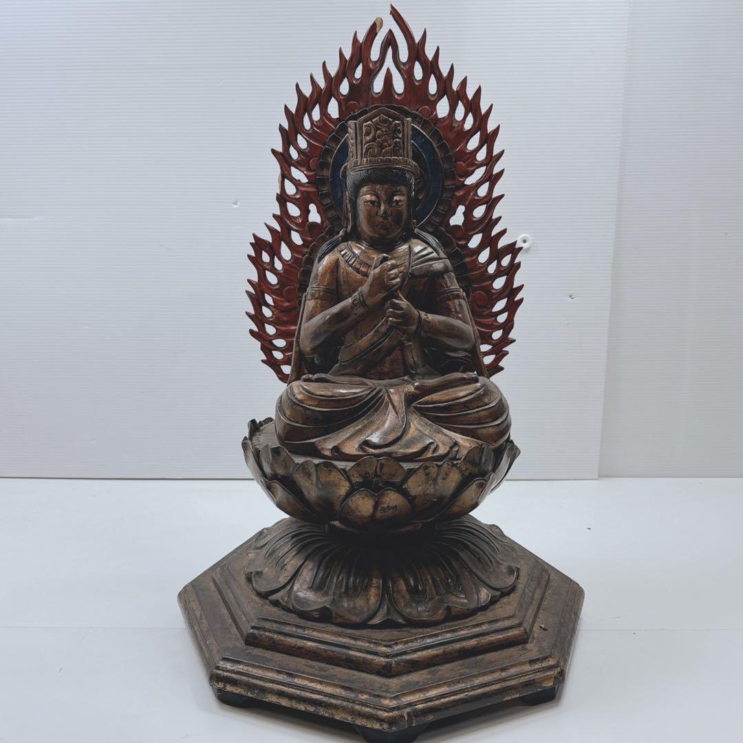 k1457 大日如来像 木製 座像 仏像 如来 菩薩 明王 寺院仏閣 中国美術