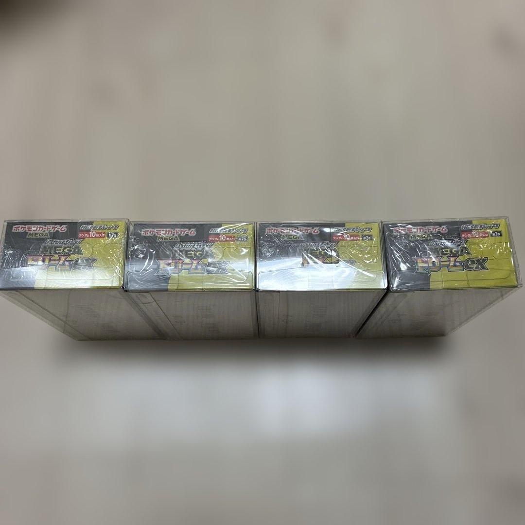 MEGAドリームex 4箱 新品未使用 シュリンク付き