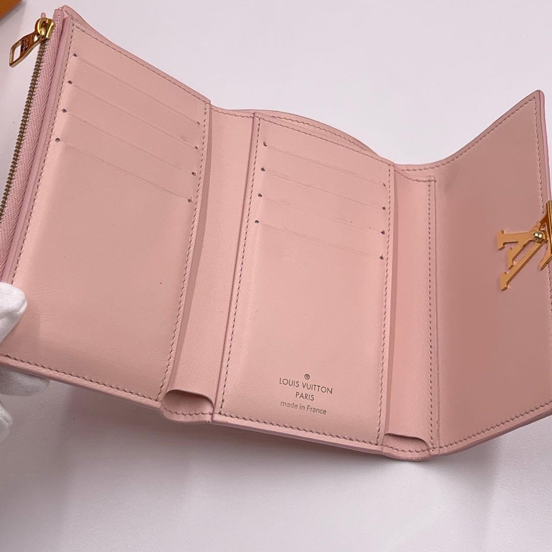 未使用級 ルイヴィトン ポルトフォイユカプシーヌ ローズジャスミン M82361