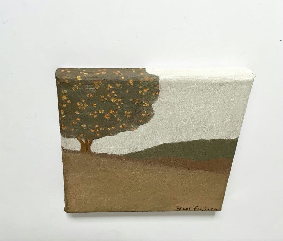 油彩画　金木犀