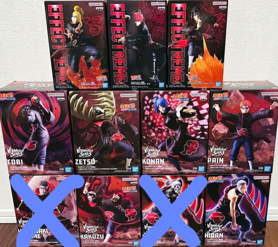 【未開封品】NARUTO -ナルト- 疾風伝　暁フィギュア　セット