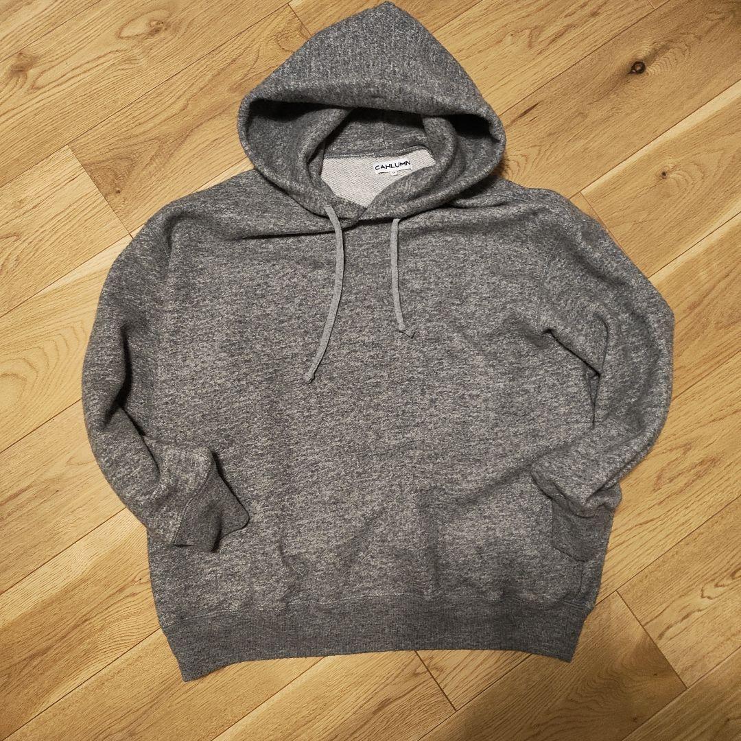 CAHLUMN メリノウール コットン ループバック スウェットフーディ