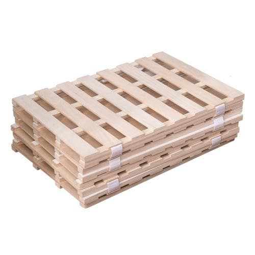 すのこベッド 折りたたみ 天然桐 四つ折り ベッドフレーム 木製 ダブル 4折桐