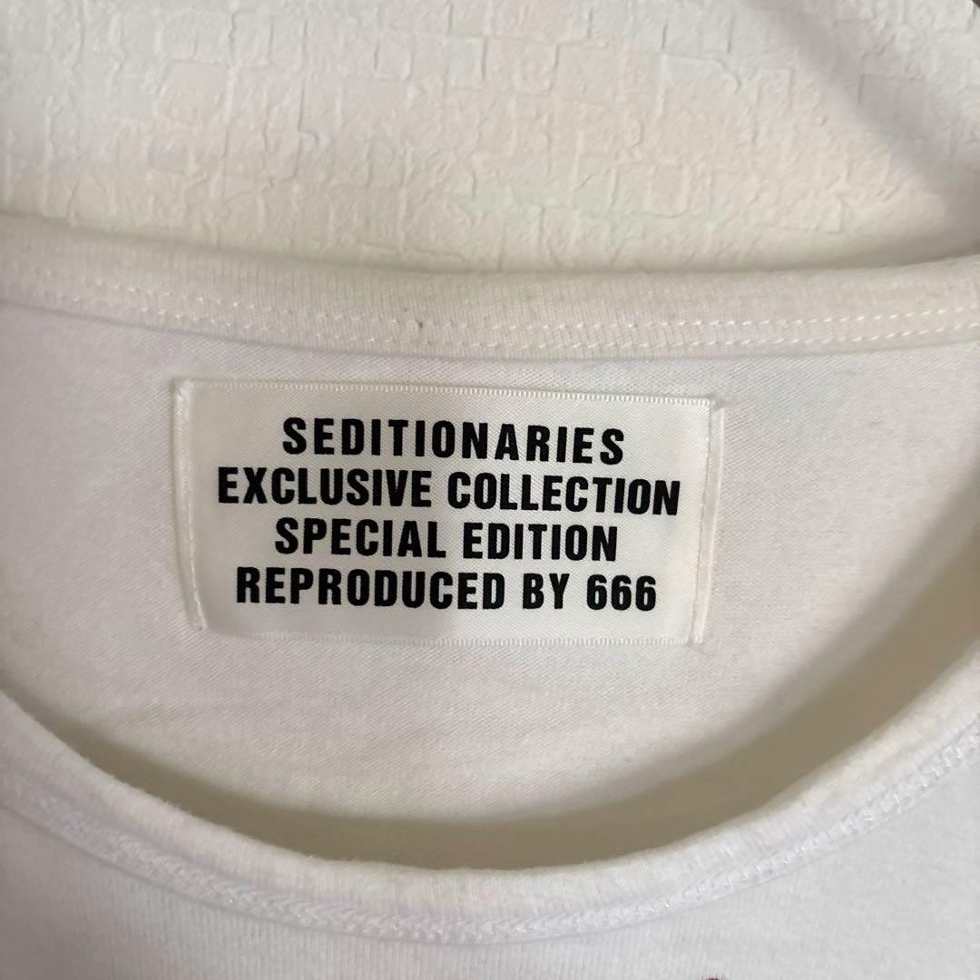 666セディショナリーズ アナーキーマスク ユニオンジャック Tシャツ 復刻