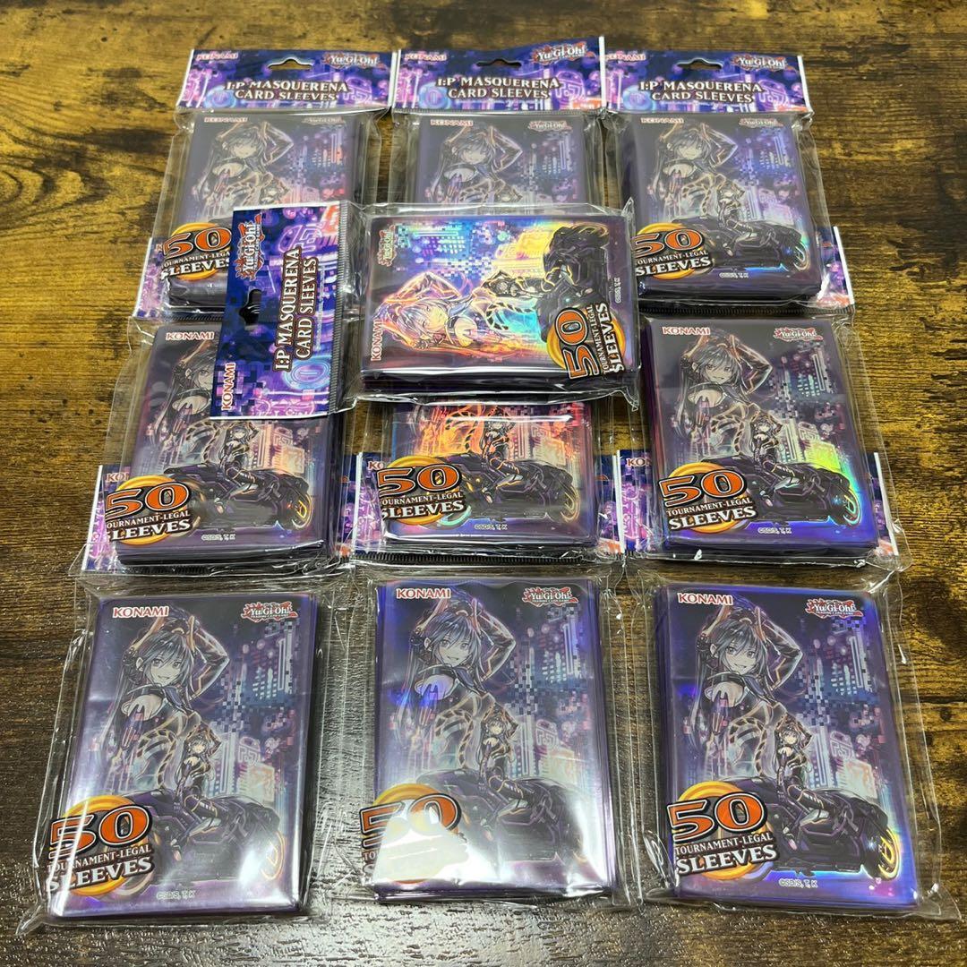 遊戯王【海外限定】IPマスカレーナ スリーブ 50枚入り 未開封 10個セット❗️