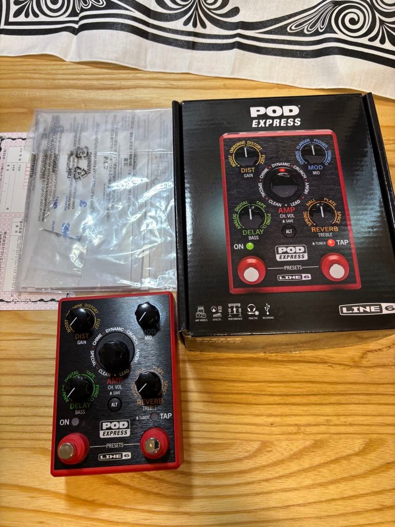 美品 LINE 6 POD EXPRESS ギターエフェクター