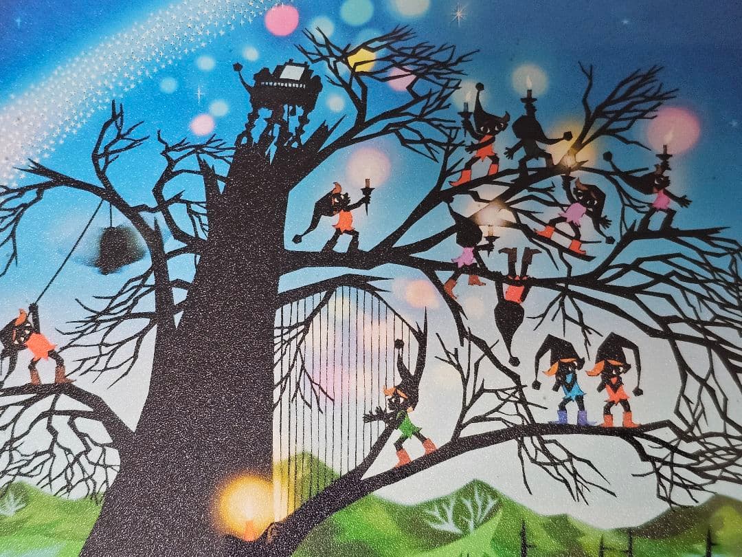 【真作】藤城清治 「大きな約束」 レフグラフ サイン入り ed.106/500