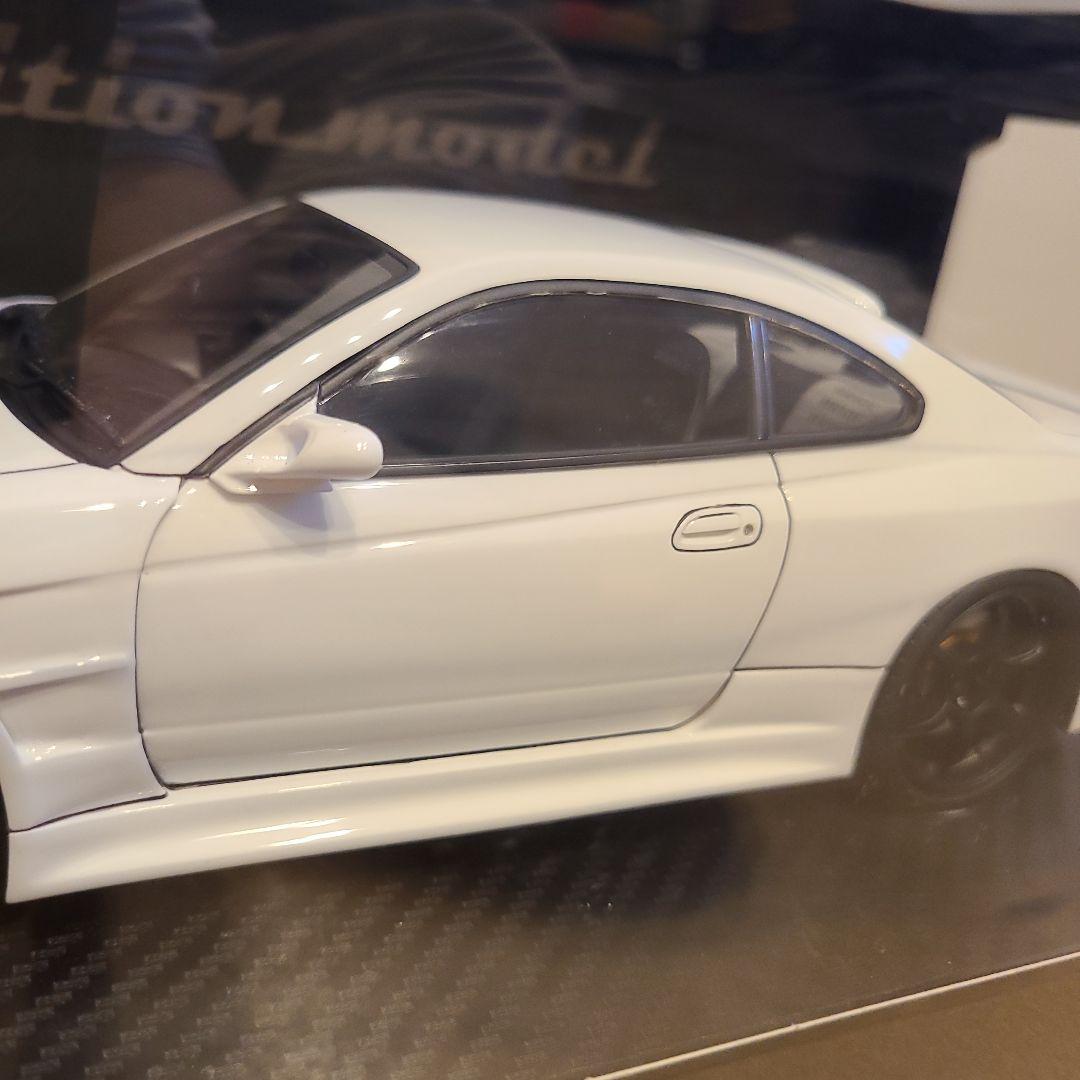 イグニッションモデル　 S15　シルビア　1/18　VERTEX　ホワイト　日産