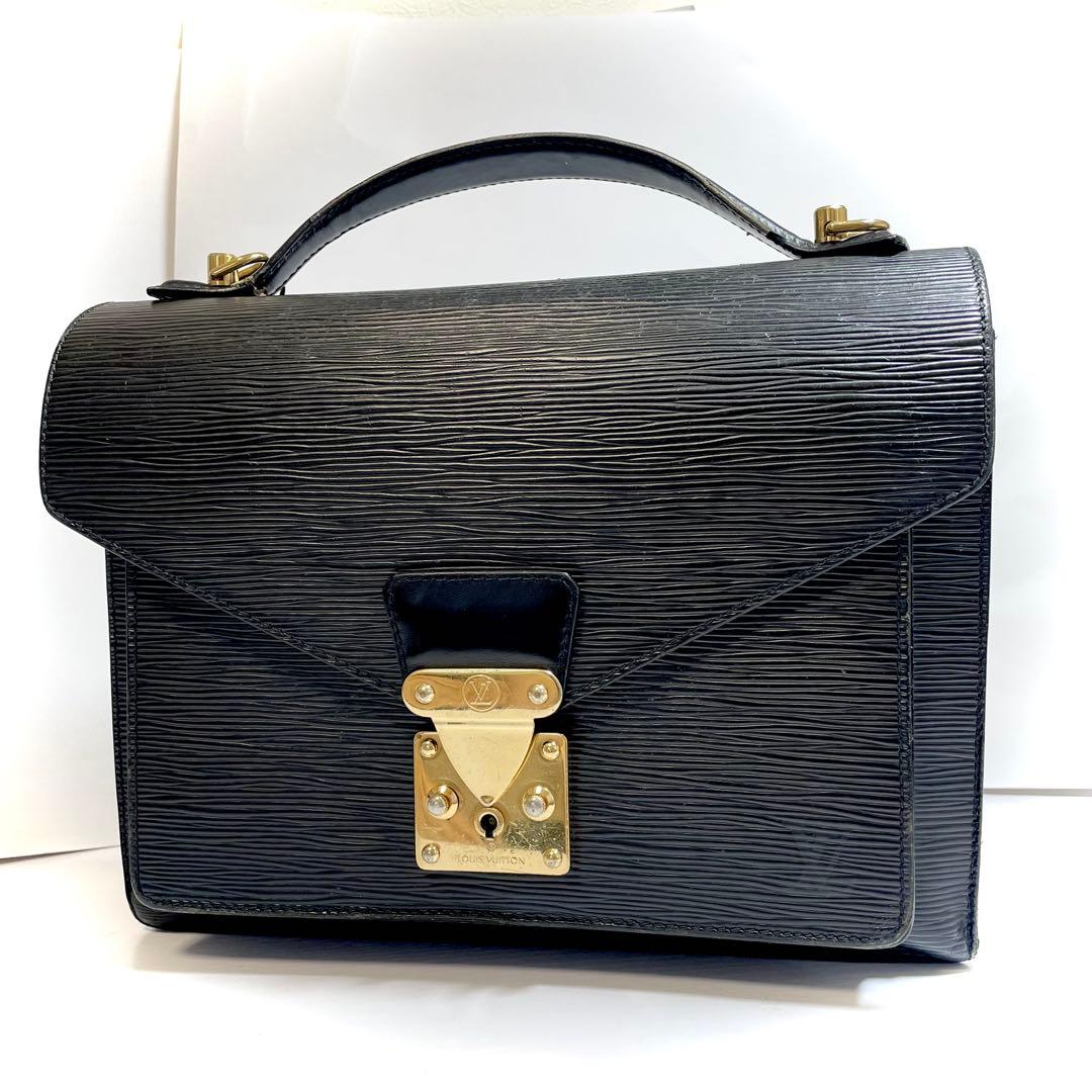 【訳あり】ヴィトン エピ モンソー M52122 ブラック