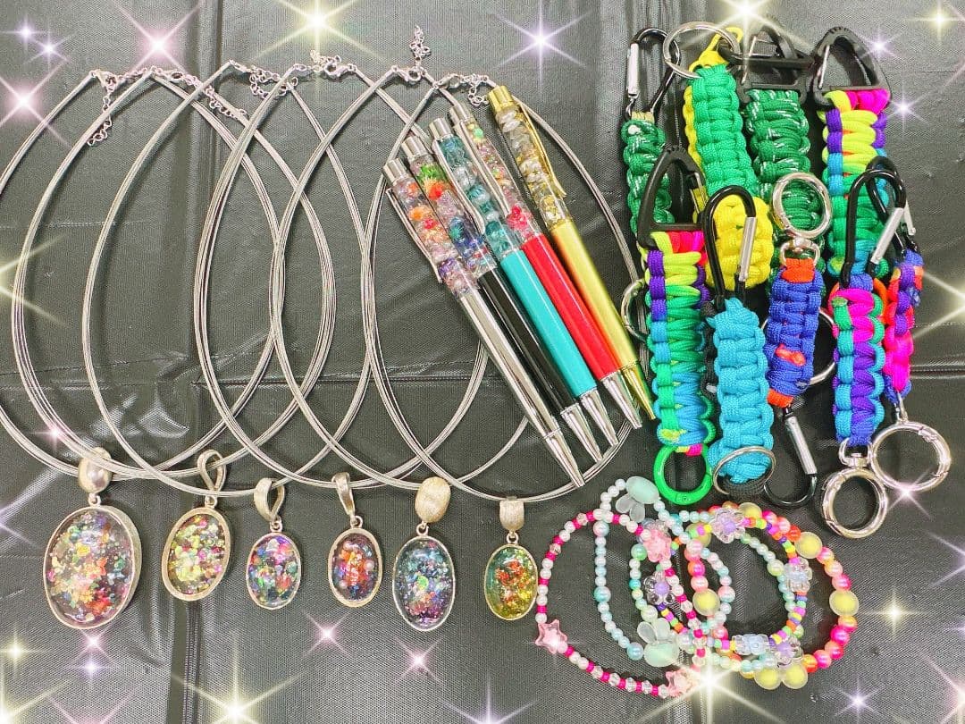 ネックレス、パラコードSET販売