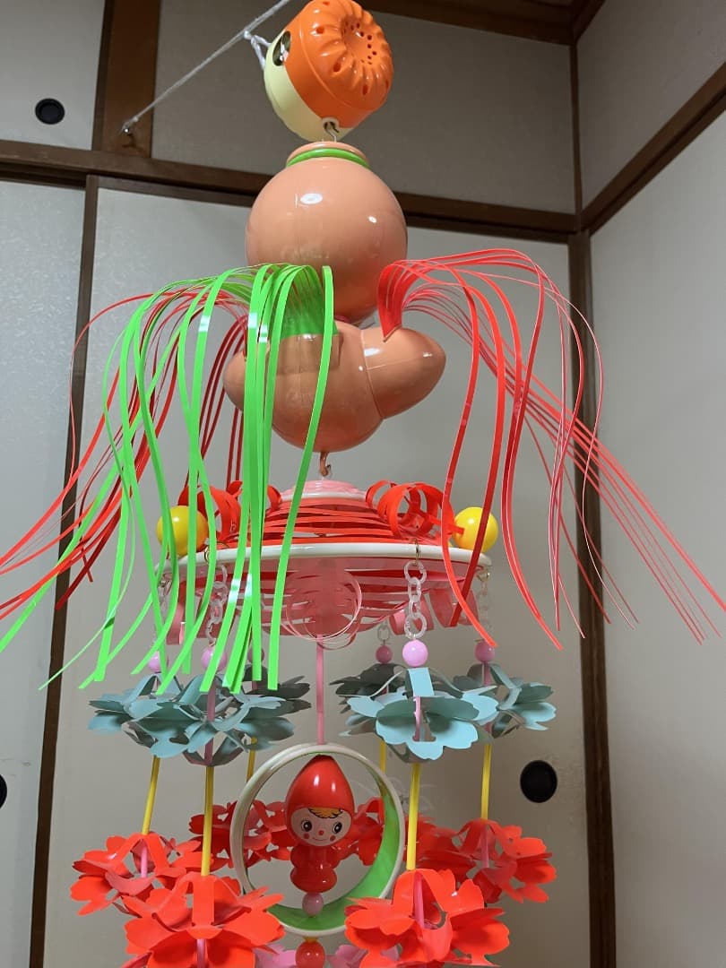 レトロ ワンタッチメリーゴーランド（中古）