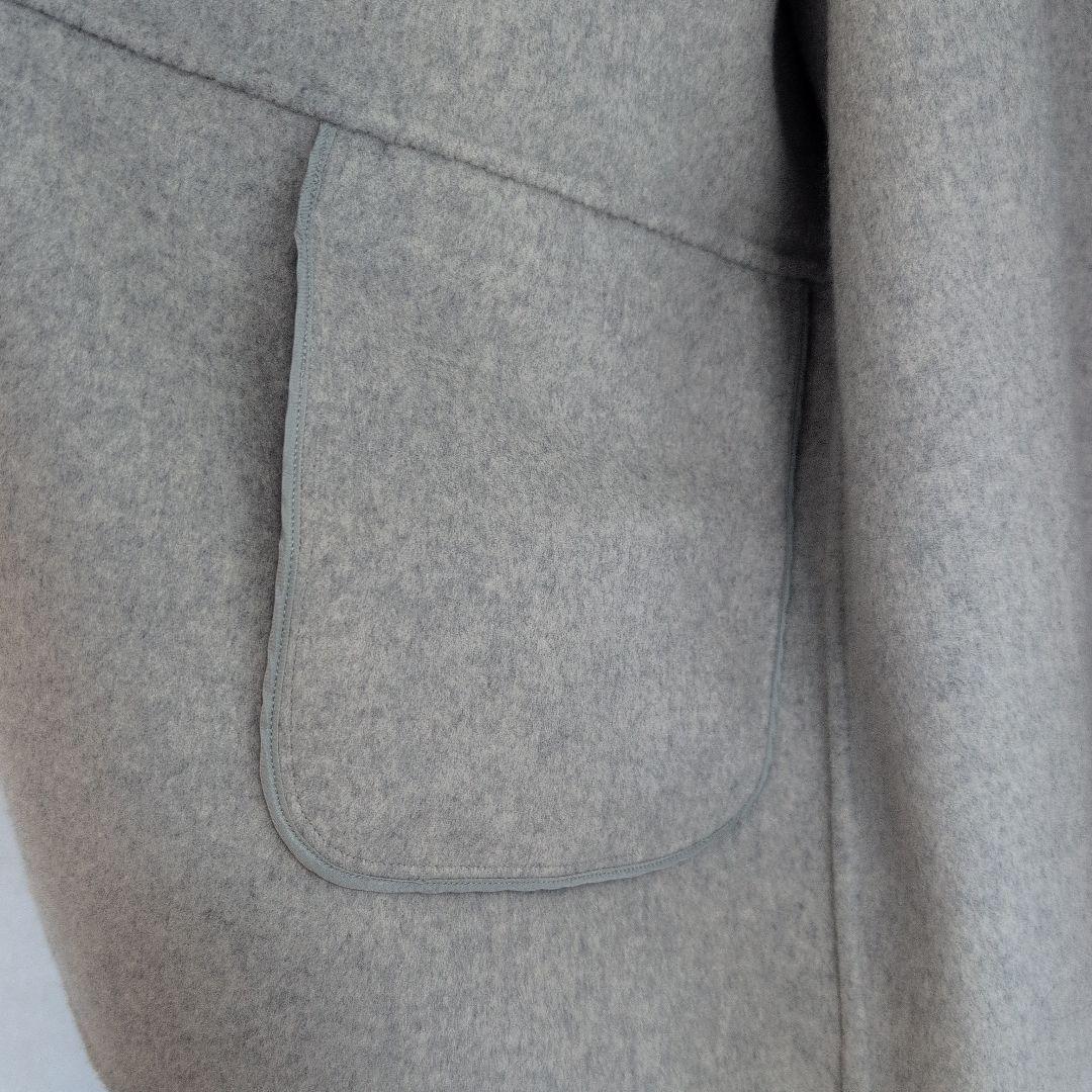 DES PRÉS ライトグレー チェスターコート