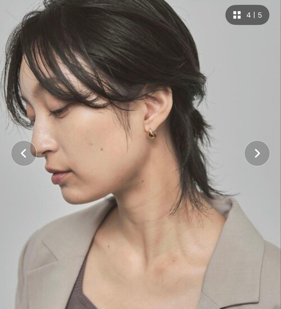 Jouete ゴールド フープピアス