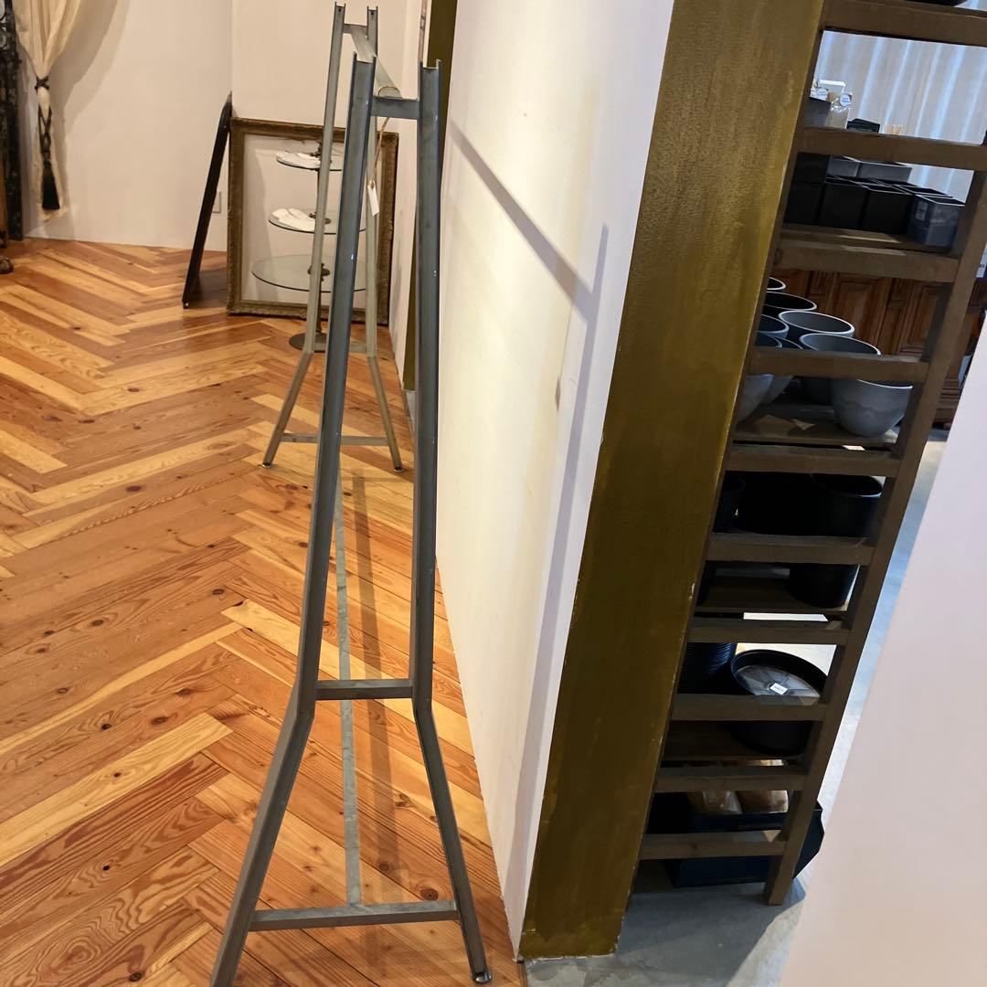 アンティーク　シルバーハンガーラック　店舗向け