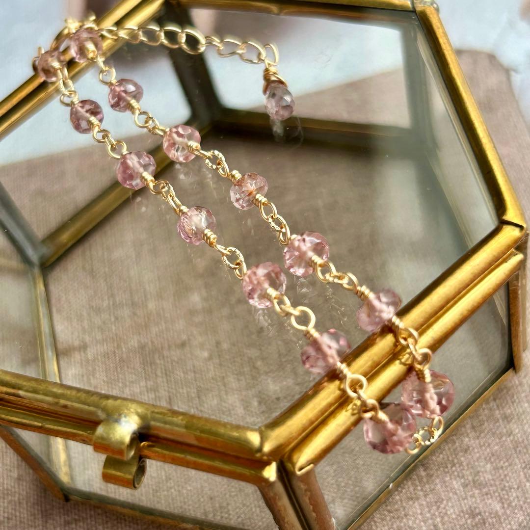 専用✳︎14kgf マラヤガーネット　ドラゴンガーネット　ブレスレットとピアス