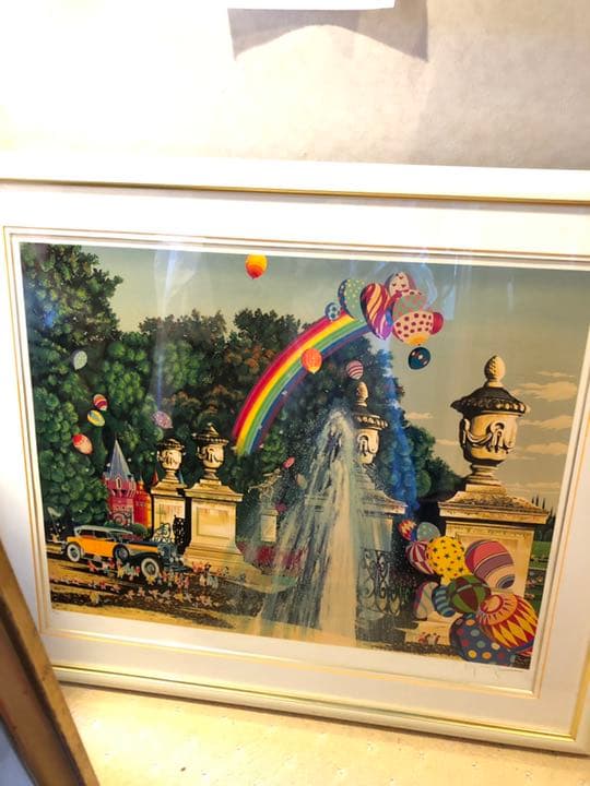 ヒロヤマガタ　絵画　コートヤードファウンテン