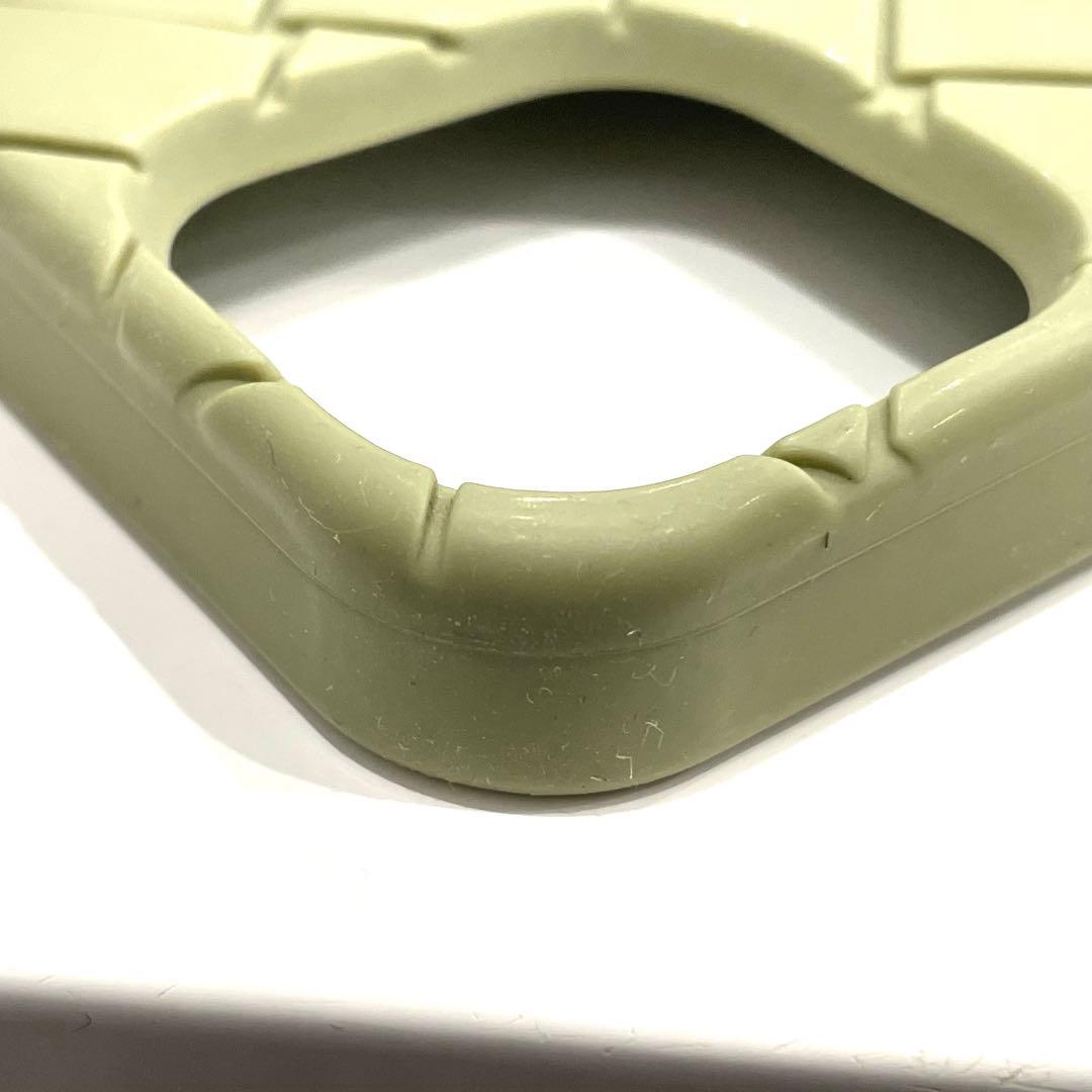 Y2505-144【美品】ボッテガヴェネタ スマホショルダー ライトグリーン